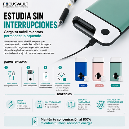 Caja Temporizadora Anti-Distracciones